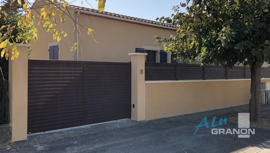 Portail et clôture lames Z